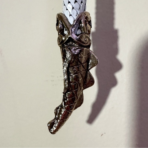 VINTAGE DL AULD NECKLACE OR BELT GOLD DRAGON DETAIL VINTAGE DESIGNER WOM… - Picture 5 of 6